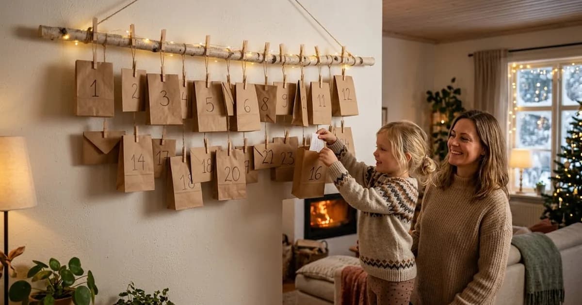 Egen adventskalender för barn: 24 skärmfria aktiviteter